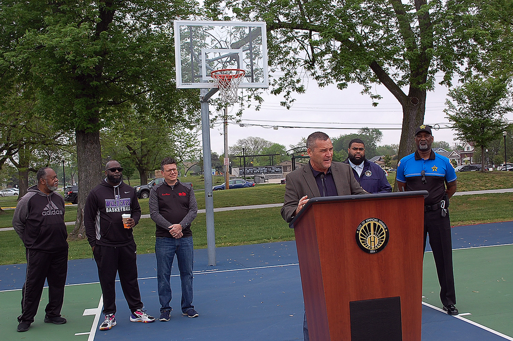 Basketball courts reopen at MLK Park in Hammond